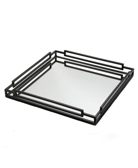 Square Mirror Tray