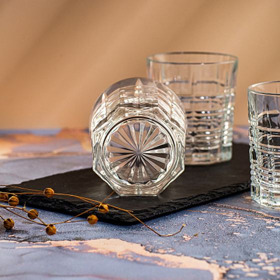 Набор стаканов для виски ДАЛЛАС ВРЕМЯ ДЕГУСТАЦИЙ 4шт 300мл