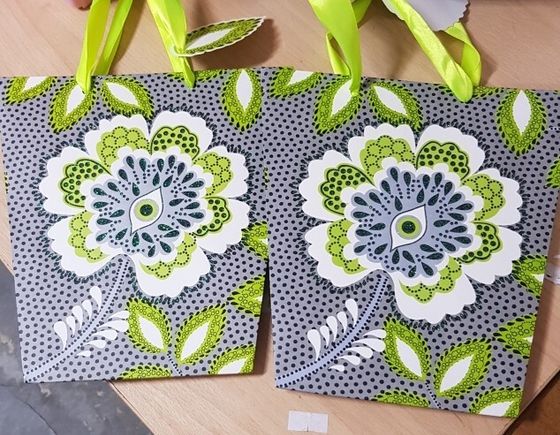 !09 Набор 2 штуки - Сумка-открытка "Корзинка"