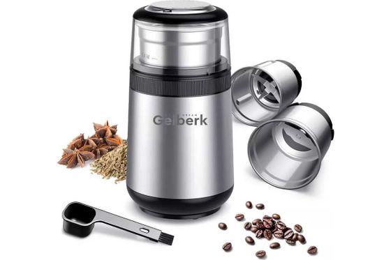 Кофемолка Gelberk GL-CG550 150Вт серебристый