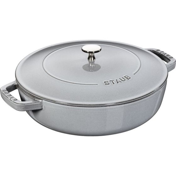 Staub Tigaie 28 CM Patelnia Żeliwna Z Pokrywką