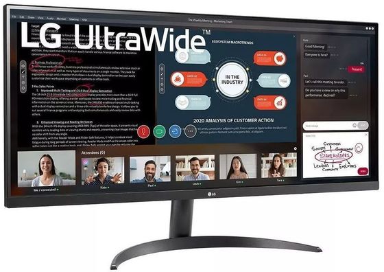 Монитор 34&quot; LG UltraWide 34WP500-B черный IPS 21:9 2560x1080 75Гц (34WP500-B.ARUZ)