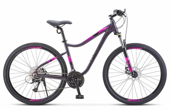 Велосипед Stels Miss 7700 MD 27.5&quot; V010  рама 17&quot; темно-пурпурный (LU094655/LU095026)