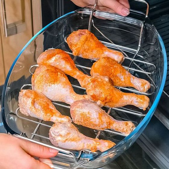 Блюдо Pyrex Irresistible 39х27см овальное с решеткой