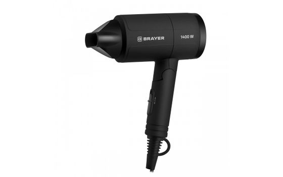 Фен Brayer BR3040 1400Вт черный складной