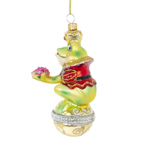 Украшение новогоднее "Лягушка", L7 W6 H14 см