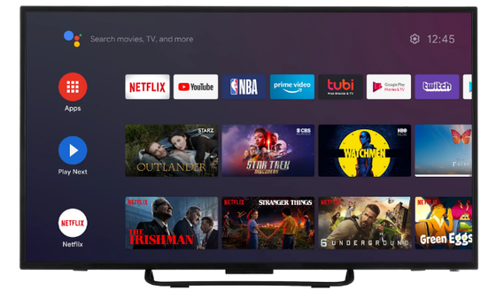 Телевизор LED 55&quot; Polar P55U51T2CSM черный (Smart TV)