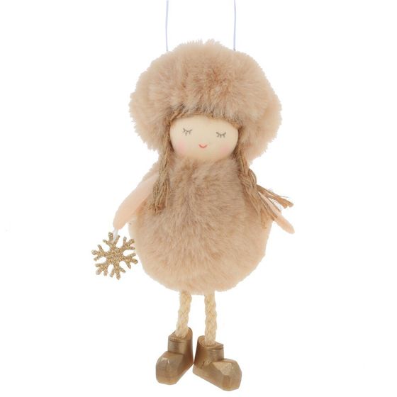 Изделие декоративное подвесное &quot;Девочка&quot;, L7 W5 H14 см, 4в.