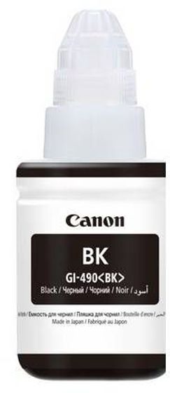 Чернила Canon GI-490BK 0663C001 черный (135мл) для Canon Pixma G1400/2400/3400