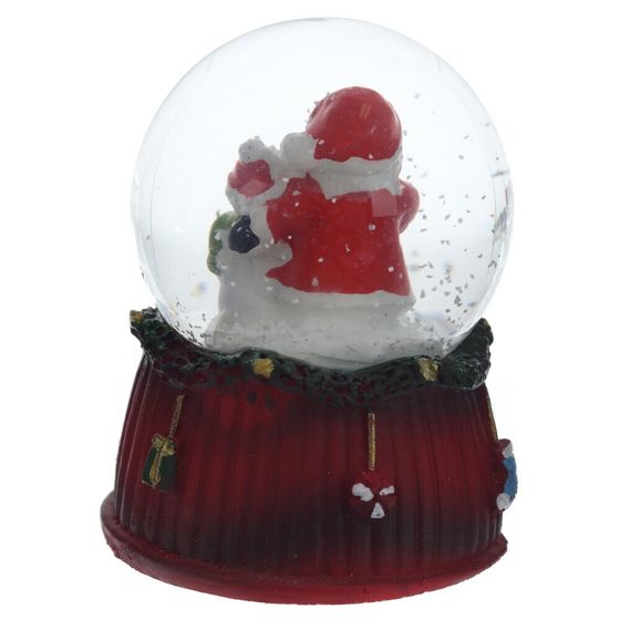 Фигурка декор в стекл шаре &quot;Дед Мороз&quot;, D 4.5 см, L5 W5 H6 см, 4в.