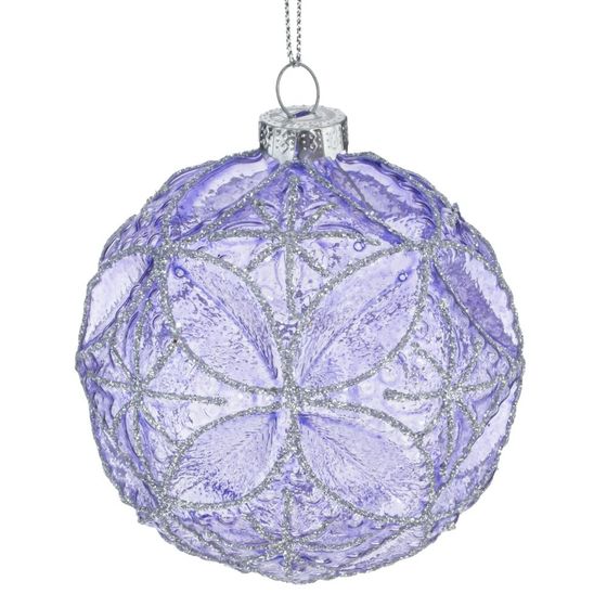 Украшение новогоднее "Шар", D 8 см, L8 W8 H10 см, 2в.