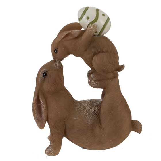 Фигурка декоративная &quot;Зайцы&quot;, L9,5 W5,5 H13 см