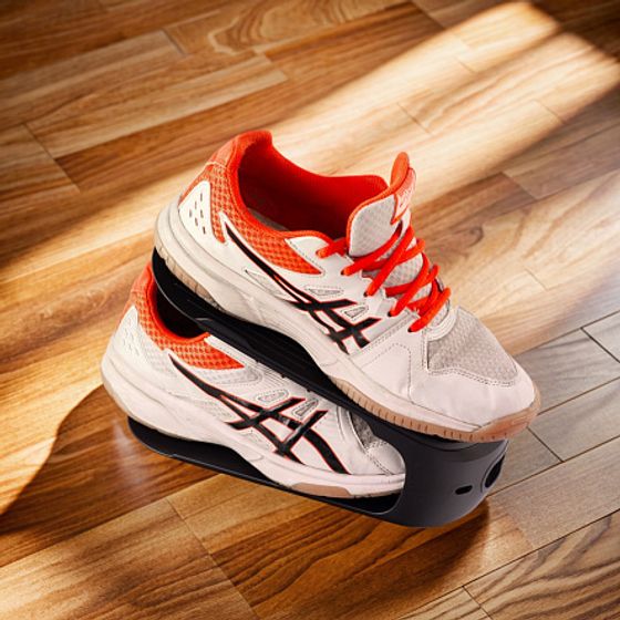 Подставка для обуви черная 11x27.5x12.5см