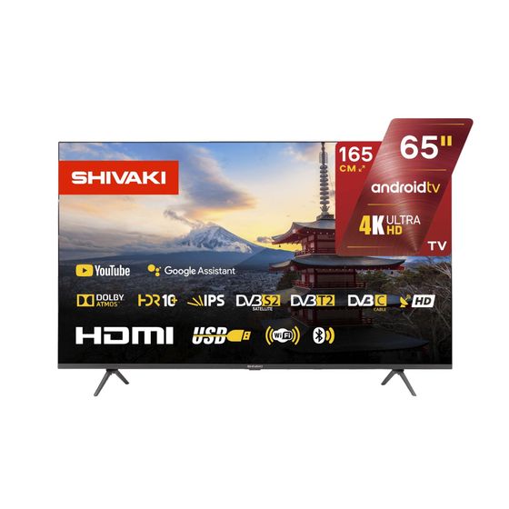 Телевизор LED 65&quot; Shivaki S65LU8500 черный 4K SmartTV