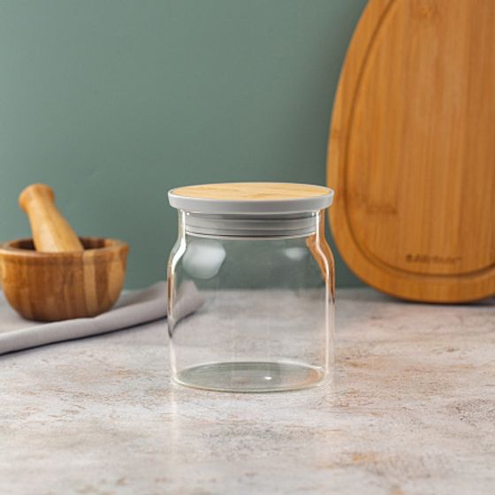 Банка для хранения сыпучих продуктов BAMBOO 500мл