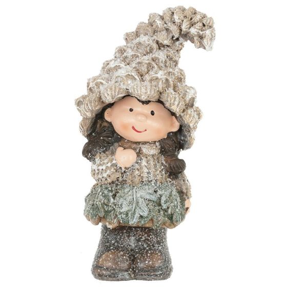 Фигурка декоративная &quot;Мальчик/ Девочка&quot;, L6 W5,5 H14 см, 2в.