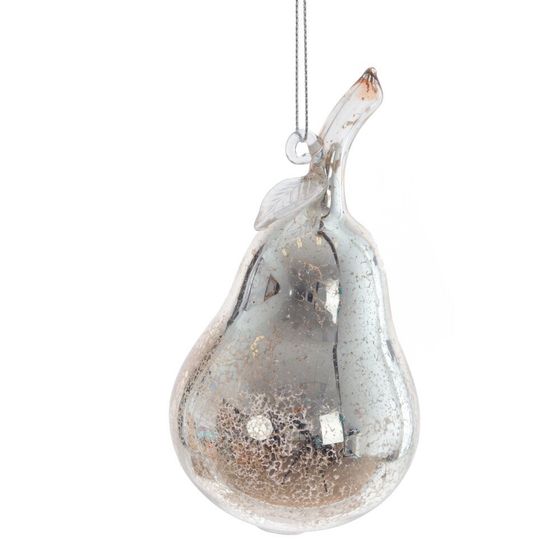 Украшение новогоднее "Яблоко/Груша", L7 W7 H13 см, 2в.