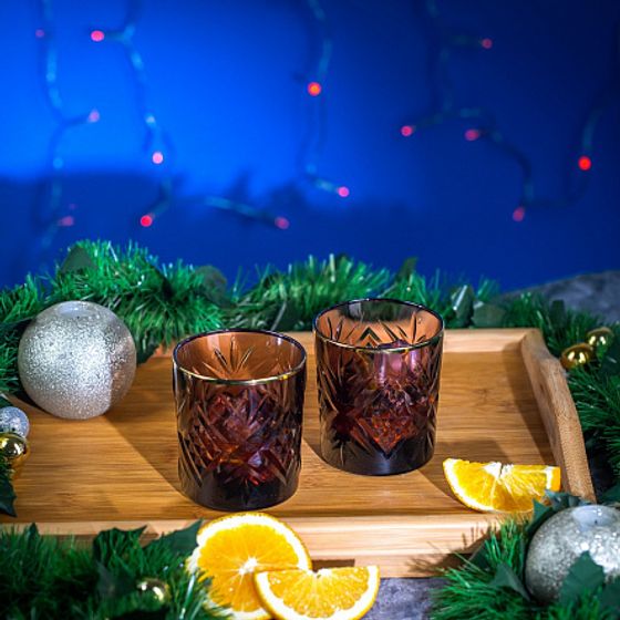 Стакан низкий ЗАЛЬЦБУРГ ЛИЛАК ГОЛД 2шт 300мл