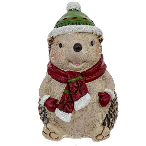 Фигурка декоративная &quot;Ежик&quot;, L7 W6 H12 см, 2в.