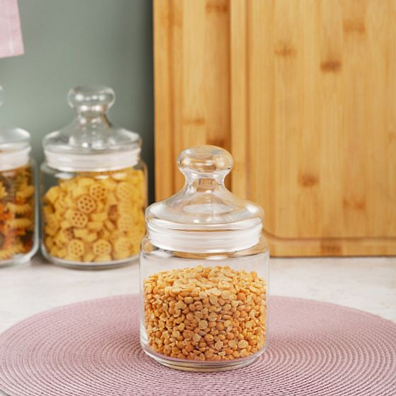 Банка для продуктов КЛУБ с крышкой 0.75л