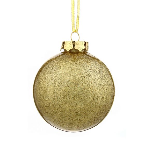 Набор из 12шт, Украшение новогоднее Шар "Счастливый день", D8 см, L35 W27 H8 см