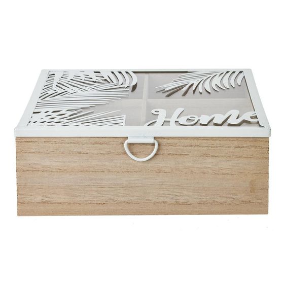 Шкатулка для чайных пакетиков, L20 W20 H7,5 см