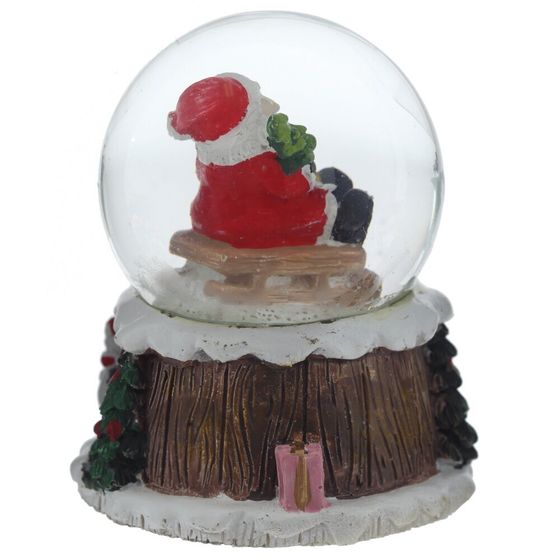 Фигурка декор в стекл шаре &quot;Дед Мороз&quot;, D 4.5 см, L5 W5 H6,5 см, 2в.