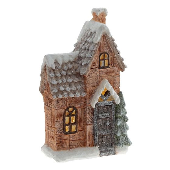 Фигурка декоративная &quot;Домик&quot; (подсветка, 3хААА, не прилаг.), L19 W11 H33 см, 2в.