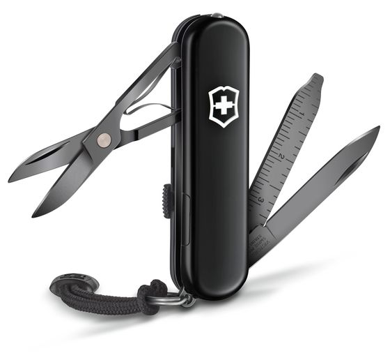 Нож перочинный Victorinox Signature Lite Onyx Black (0.6226.31P) 58мм 8функц. черный подар.коробка