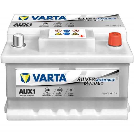 Автомобильный аккумулятор Varta 35 Ач Silver Dynamic 535 106 052 AUXILIARY (A2305410001), обратная