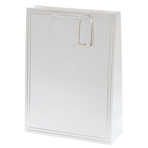 Пакет подарочный (бумага 210г/м2, блок 12шт), L31 W12 H42 см, 10в.