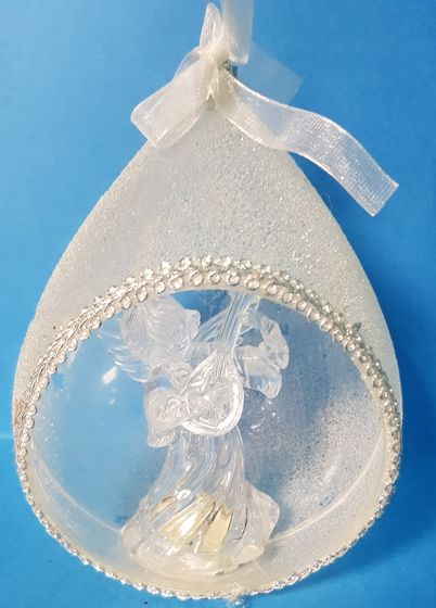 !Светильник новогодний "Ангелочек" 25 см. мерцание