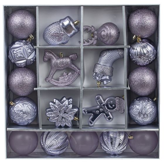 Набор из 20шт Украшение новогоднее &quot;Шар&quot;, L40 W8 H40 см