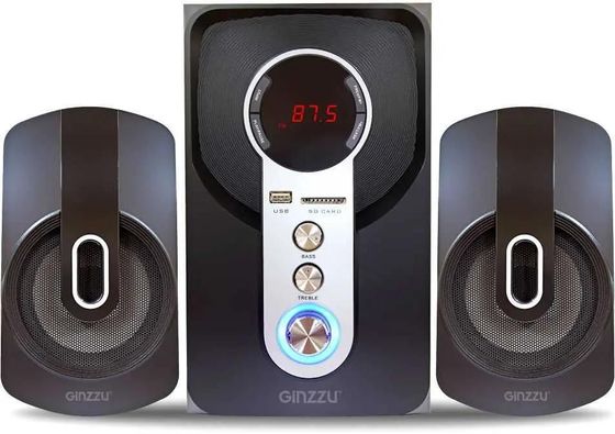 Колонки 2.1 Ginzzu GM-405 40Вт черный