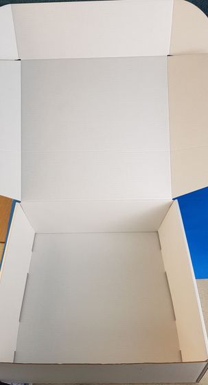 !09 Набор 2 штуки, Коробка самосборная, белая, 28×28×9 см