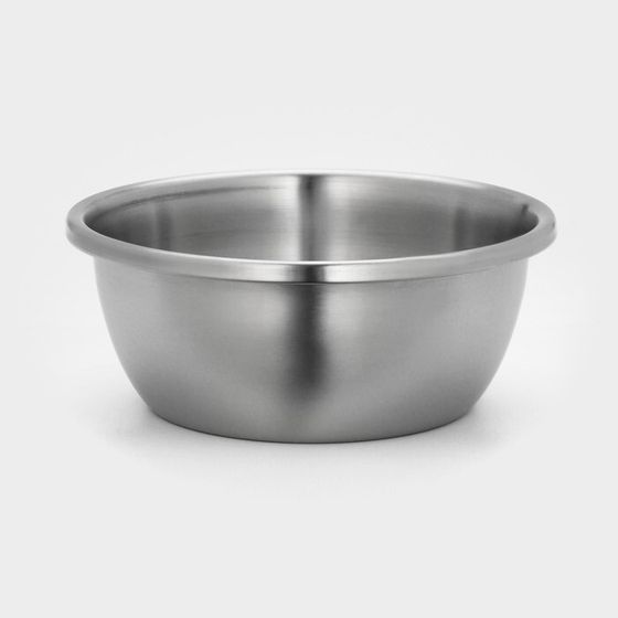 Миска Hanna Knövel «Проф», 4 л, 26×10.5 см, матовая, толщина стали 0.6 мм, нержавеющая сталь