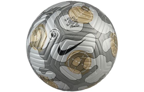 Nike Size 3 4 5 Balls Soccer PU Machine Stitched Soccer Ball Unisex Silver Black