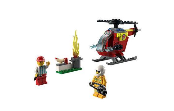 LEGO City Коллекция Вертолет Пожарный Вертолет Строительные Блоки 0-300 60318