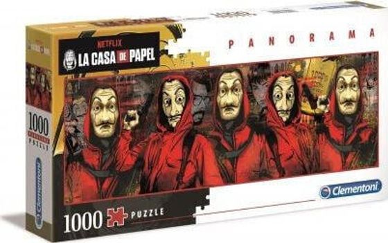 Пазл Clementoni 1000 деталей Панорама La Casa de Papel (39545)