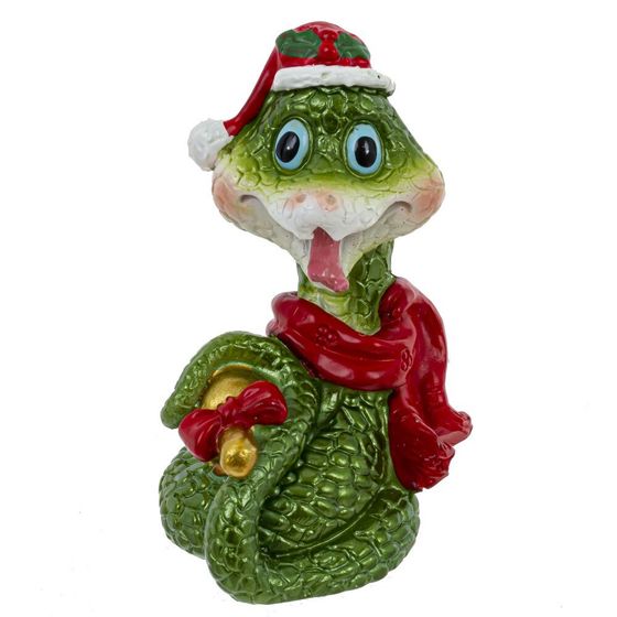 Фигурка декоративная &quot;Змея&quot;, L3,5 W3,5 H7 см, 4в.