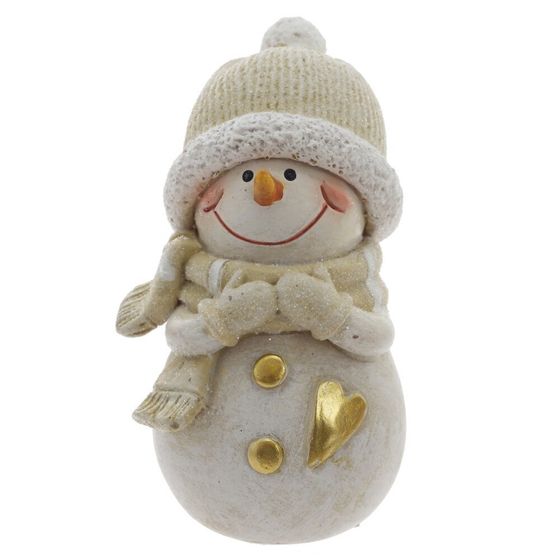 Фигурка декоративная &quot;Снеговик&quot;, L5 W5 H8 см, 2в.