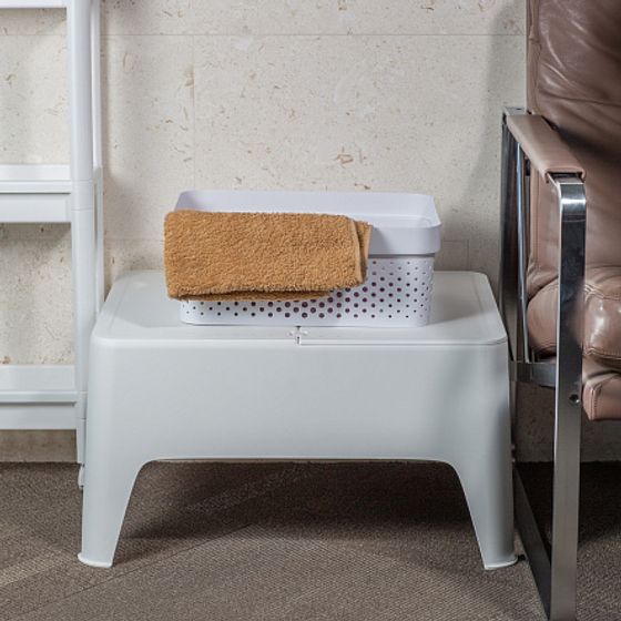 Коробка INFINITY перфорированная с крышкой 11л серая