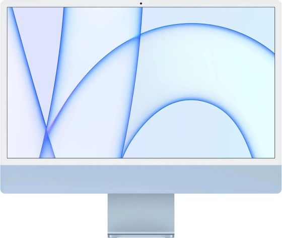 Моноблок 24&quot; Apple iMac A2438 4.5K M1 синий 8 core 8Gb/256Gb 8 core GPU macOS клав.+мышь (MGPK3C/A)