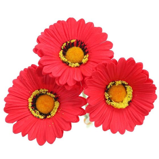 Цветы искусственные &quot;Букет Гербер&quot; (Real Touch), L12 W12 H33 см