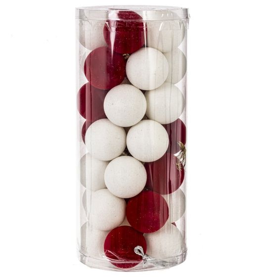 Набор из 35шт Украшение новогоднее &quot;Шар&quot;, D6 см, L16 W16 H36 см