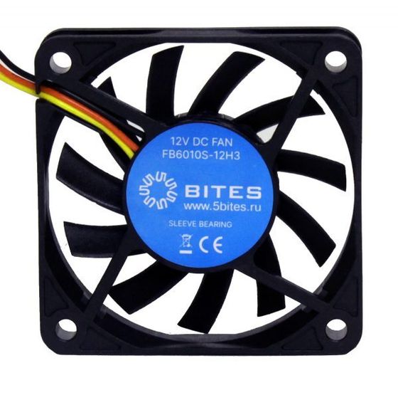Вентилятор 5bites FB6010S-12H3 черный 60x10мм 3800rpm 3pin