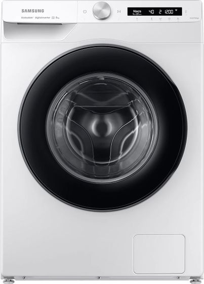 Стиральная машина Samsung WW80AG6S24AW/LD белый, 8кг, 1200об/мин, с паром