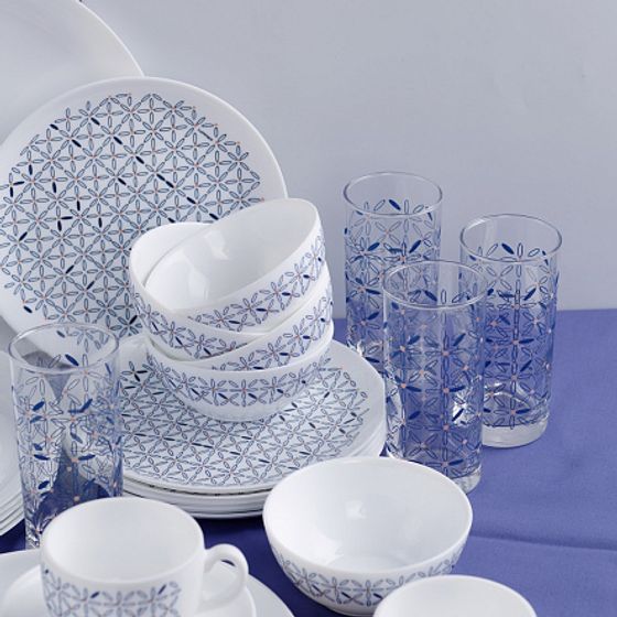 Набор столовый DIWALI CARINOSA BLUE 46 предметов