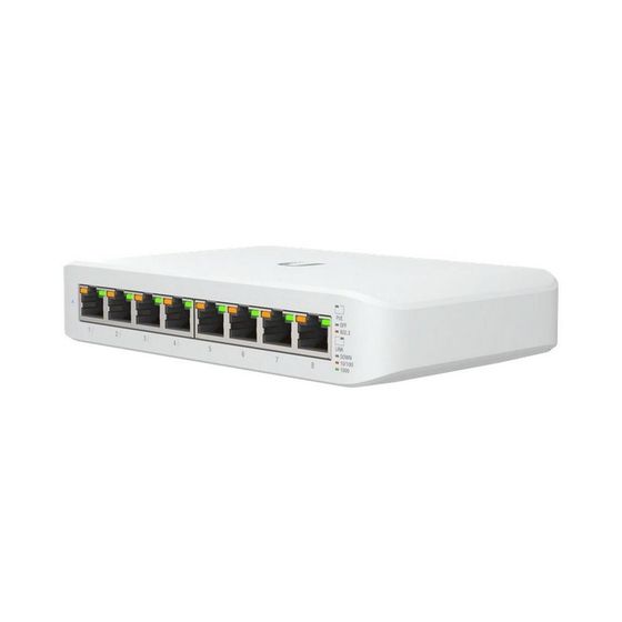 Коммутатор Ubiquiti USW-Lite-8-PoE (L2) 8x1Гбит/с 4PoE 52W управляемый
