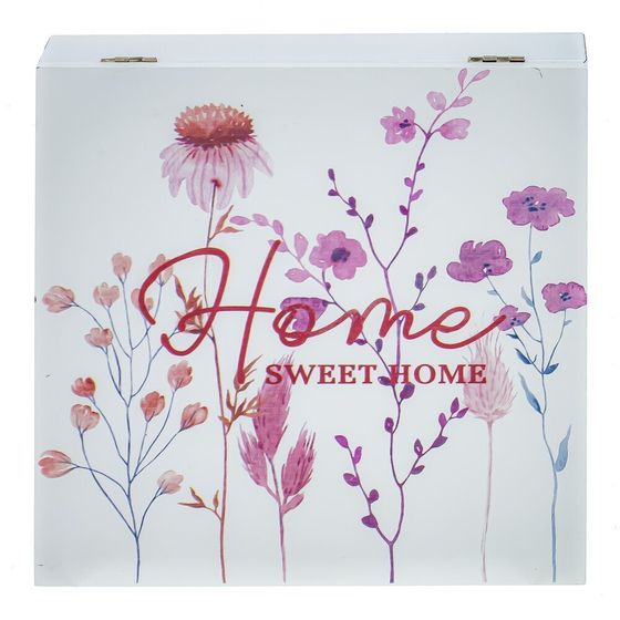 Шкатулка для чайных пакетиков, L24 W24 H6 см